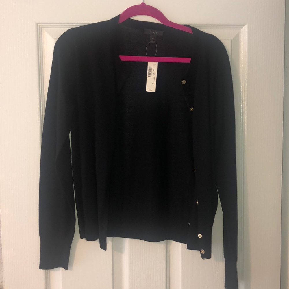Jcrew Black Cardigan